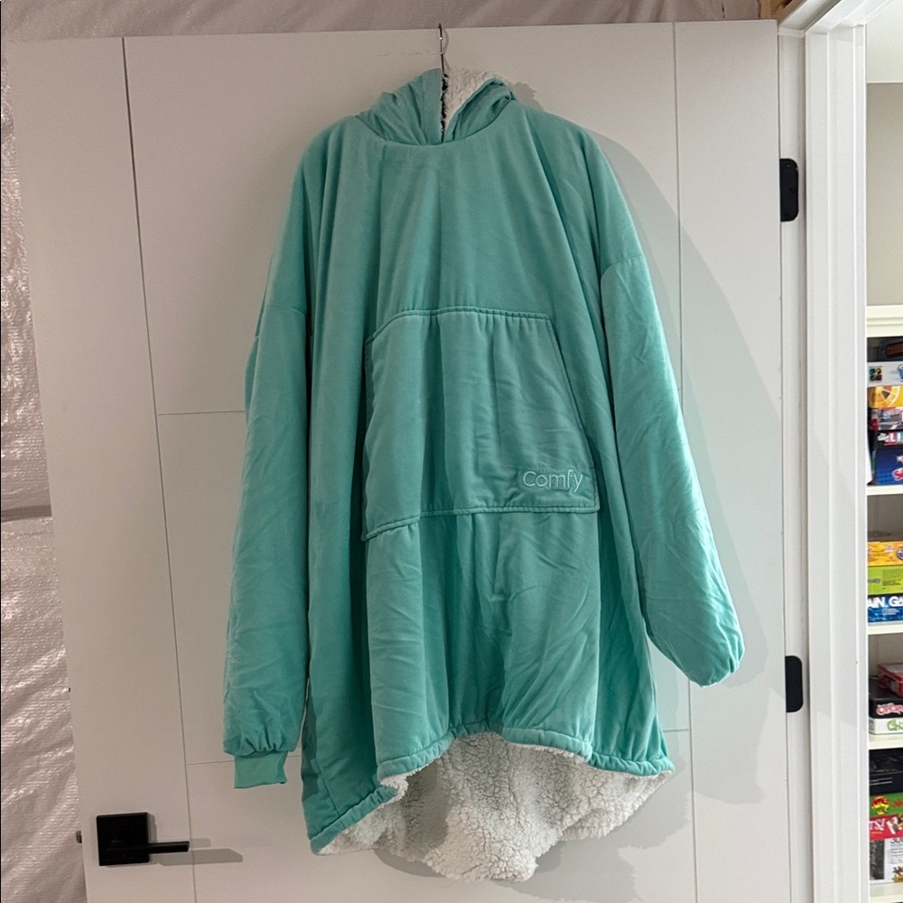 Cozy Teal Comfy Wearable Blanket